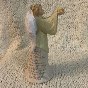 Enesco Foundations angel, 8 inches tall.